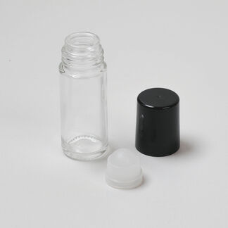 Clear Glass Roller Bottle - 1 oz