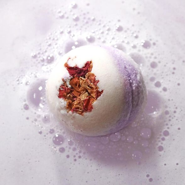 Lilac and Rosehip Bath Bomb Project