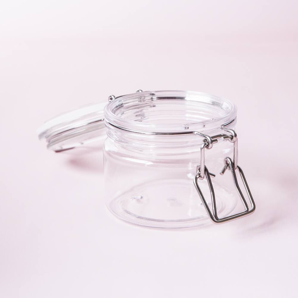04 oz Clear Round PET Bail Jar & Lid Set - Wholesale Supplies Plus