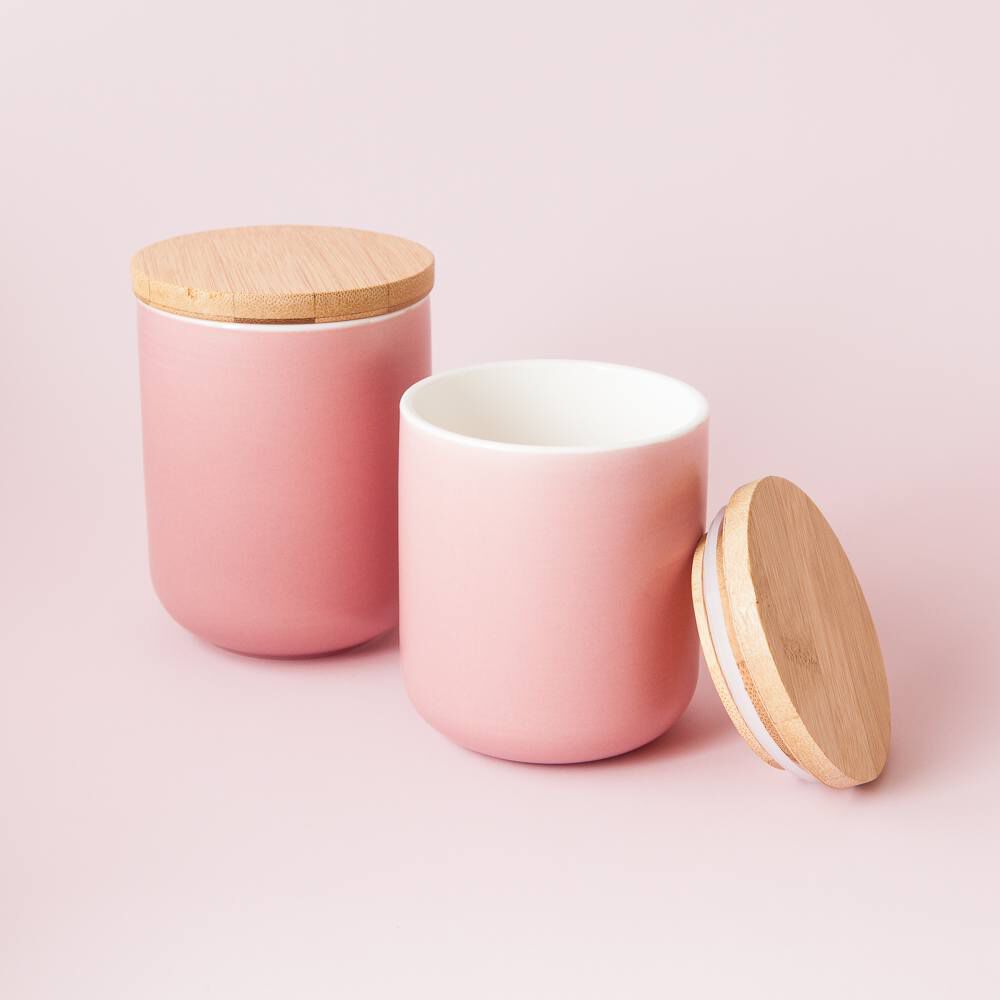 Blush Ceramic Jar - Small