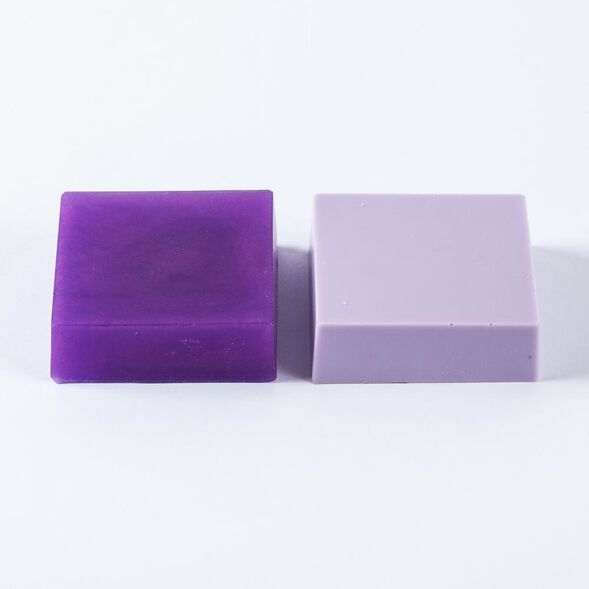 Two Queen&#39;s Purple Color Blocks for Soap Making
