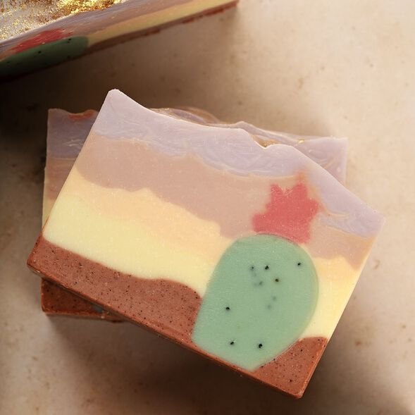 Desert Sunset Soap Project