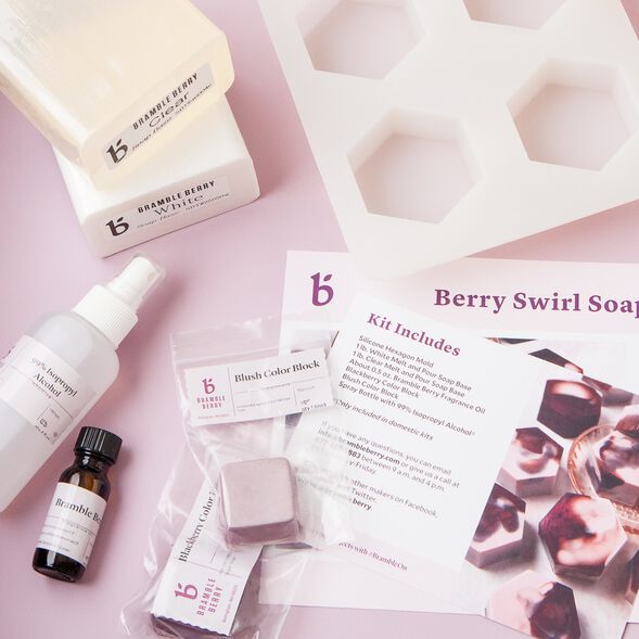 Berry Swirl Soap Kit
