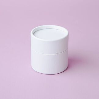 2 oz White Paperboard Jar - 5 Jars