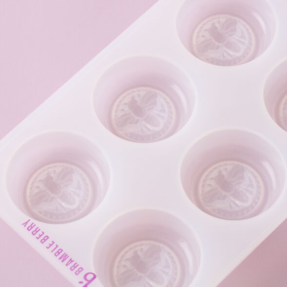 6 Cavity Guest Bee Silicone Mold for Soap Making