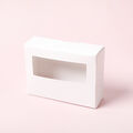 White Soap Box with Window - 10 boxes