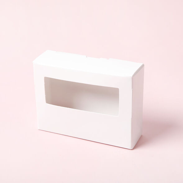 White Soap Box with Window
