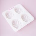 4 Cavity Monstera Silicone Mold for Soap Making