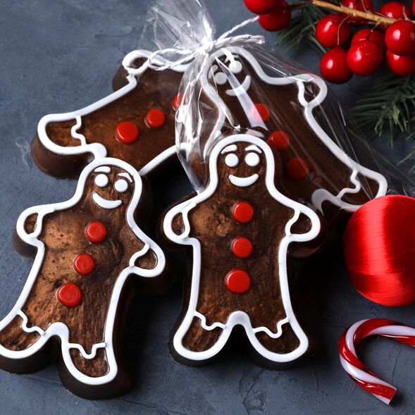 Four Holiday Gingerbread Soaps