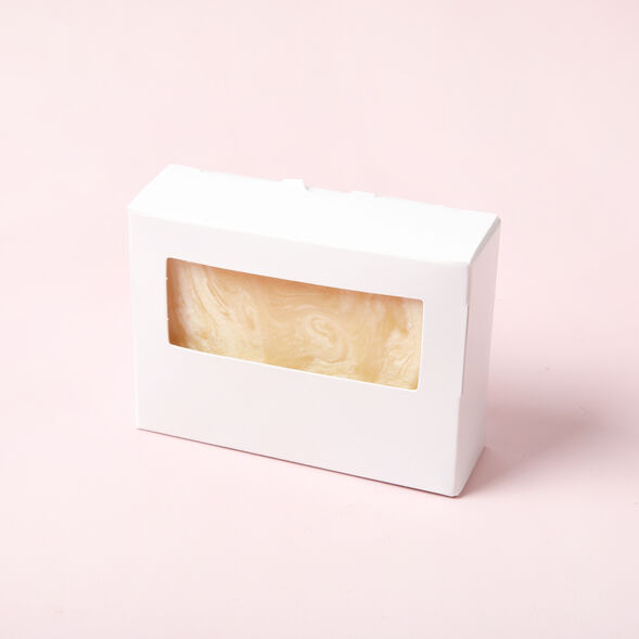 White Soap Box with Window