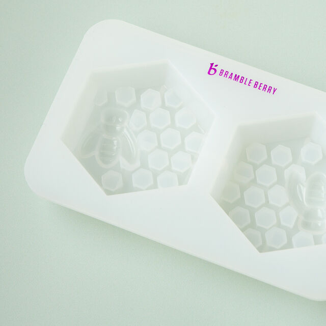 Bramble Berry 2 Cavity Silicone Honeycomb Mold - 1 Mold