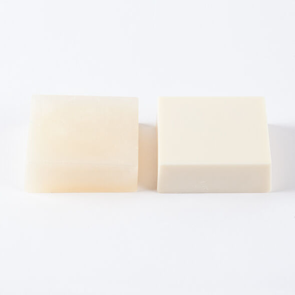 Two Super Pearly White Color Blocks for Soap Making