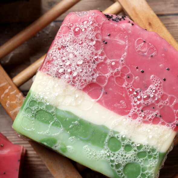 Watermelon Cold Process Soap Project
