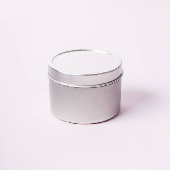 Silver Candle Tins