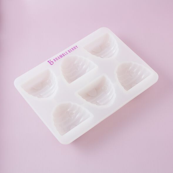 6 Cavity Beehive Silicone Mold for Soap Making