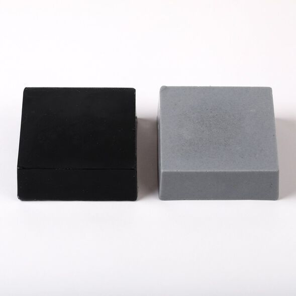 Two Charcoal Color Blocks for Soap Making
