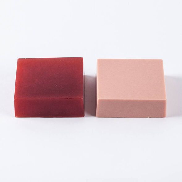 Two Merlot Sparkle Color Blocks for Soap Making
