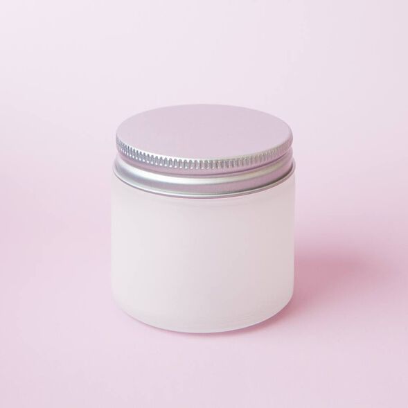 Frosted 6 oz Glass Jar