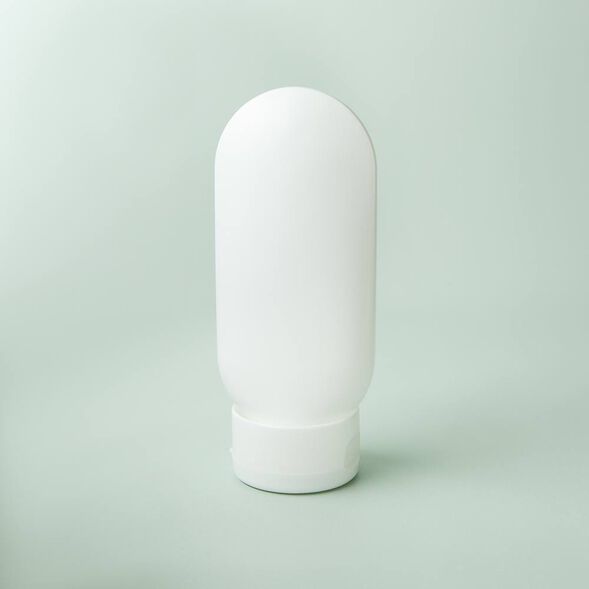 4 oz White Tottle Bottle with Lid