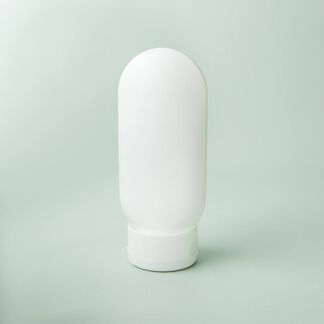 4 oz White Tottle Bottle with Lid - 10