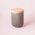 Gray Ceramic Jar - Large - 4 Jars
