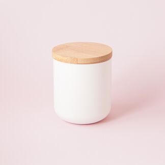 White Ceramic Jar - Small - 1 Jar
