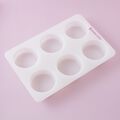 6 Cavity Silicone Circle Mold for Soap Making