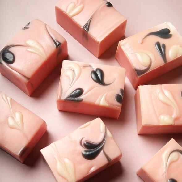 Swirled Hearts Soap Project