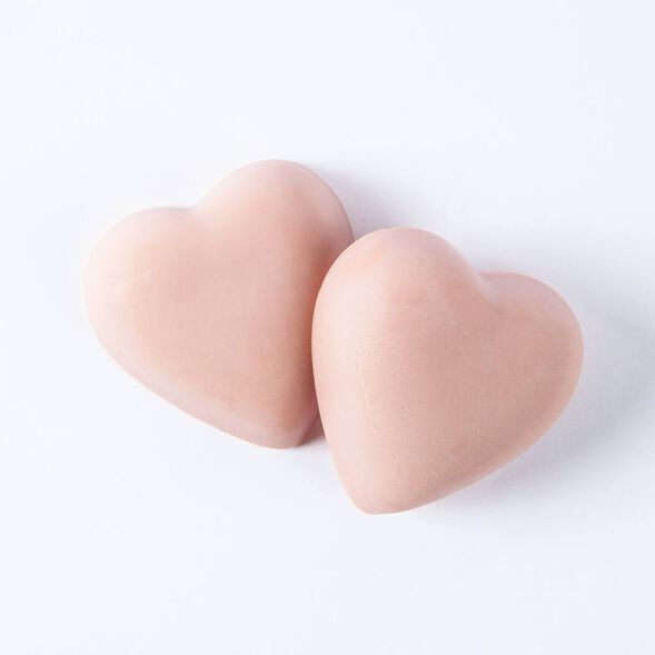 6 Cavity Heart Silicone Mold for Soap Making