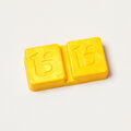 Mini Yellow Color Block - 2 Blocks