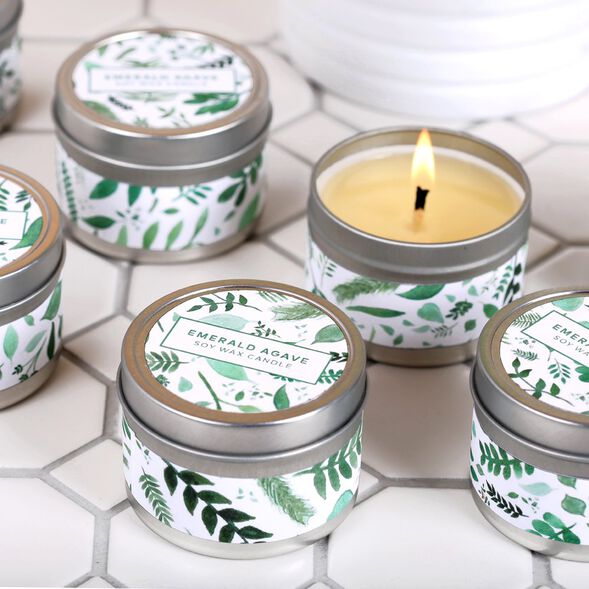 Emerald Agave Candle Kit