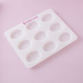 9 Cavity Silicone Guest Oval Mold - 1 Mold