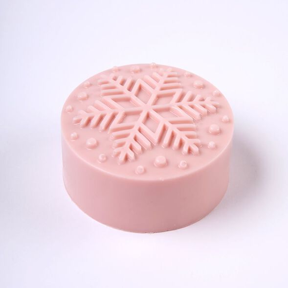 4 Cavity Rose Silicone Mold for Soap Making