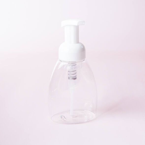8 oz Bottle with White Foam Cap