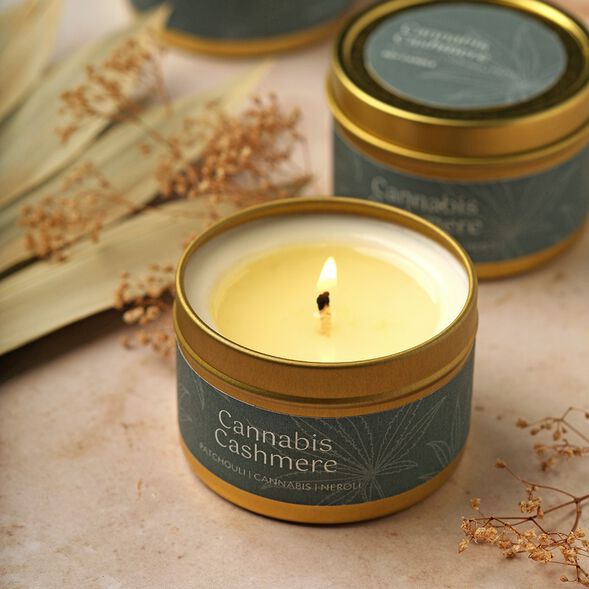Cannabis Cashmere Candle Project