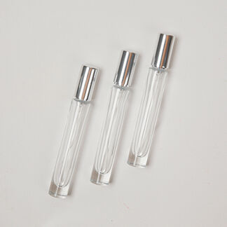 Perfume Bottle with Silver Top