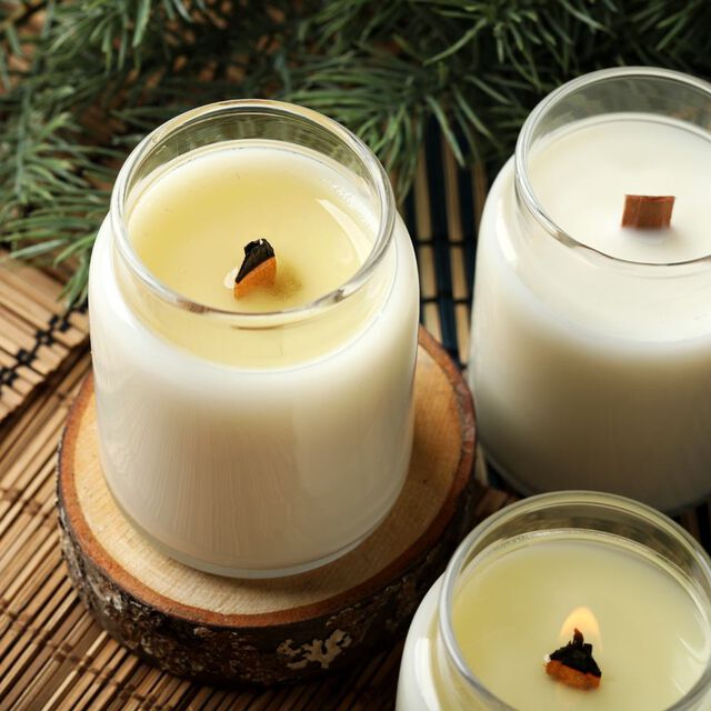 Cedar and Amber Candle Project