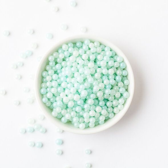 DISCONTINUED - Blue Sugar Pearls - 1 oz