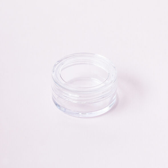 Non-stackable Clear Lip Butter Pots - 10 sets