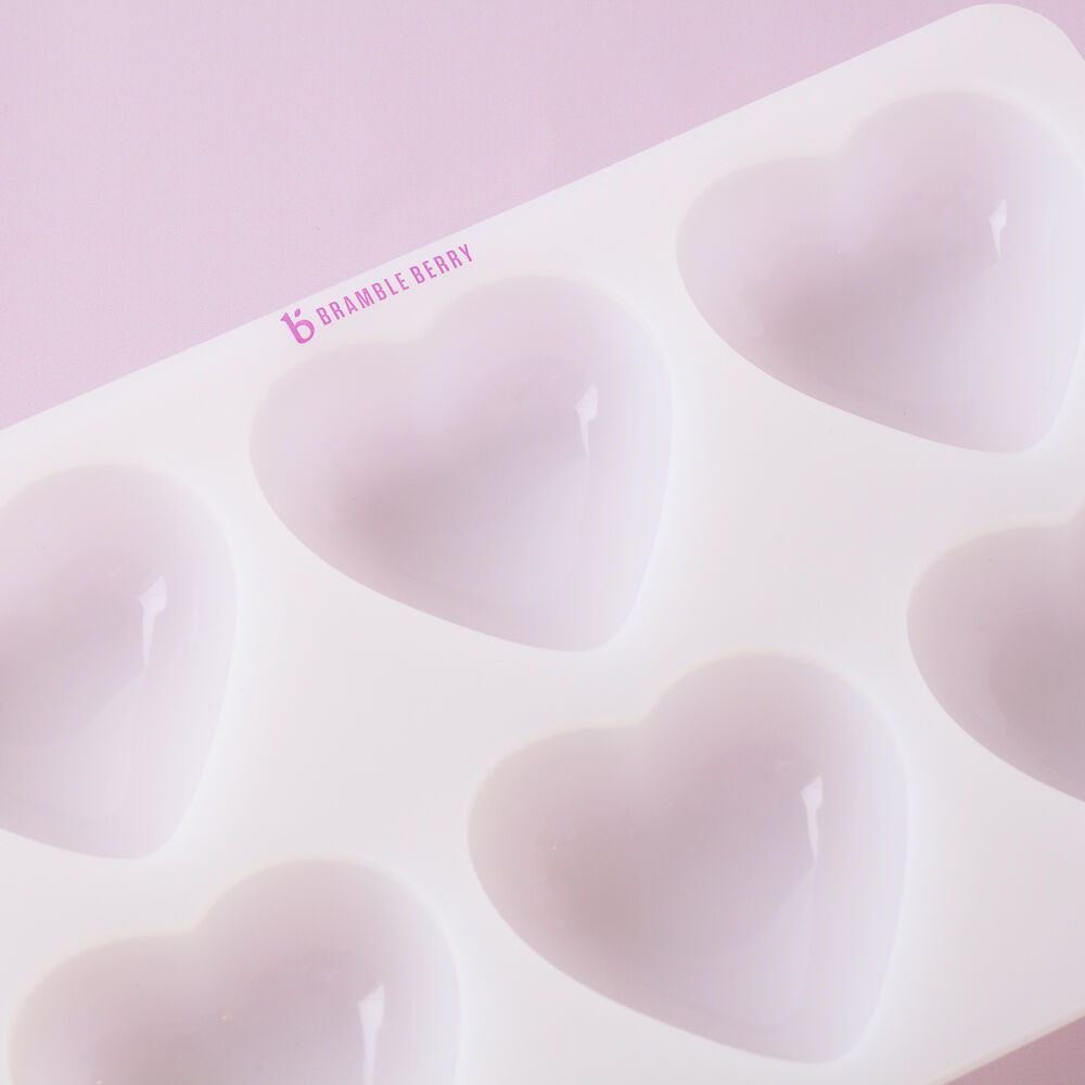 Aomily Mini Heart Silicone Mold 14 Cavity for Soap Bath Bombs Scented Wax  Melts