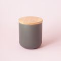 Gray Ceramic Jar - Small - 4 Jars