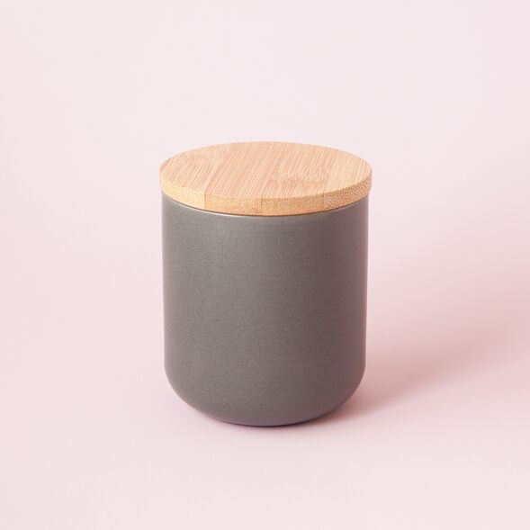 Gray Ceramic Jar - Small