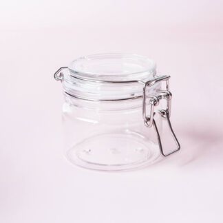 Short 8 oz Plastic Bail Jar - 1 jar