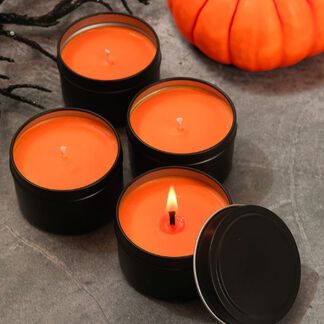 Golden Pumpkin Candle Project