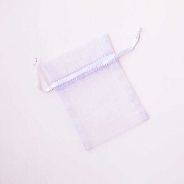 DISCONTINUED - Lavender Organza Bag Small