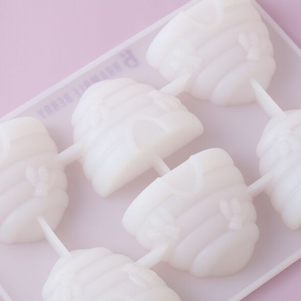 6 Cavity Beehive Silicone Mold for Soap Making