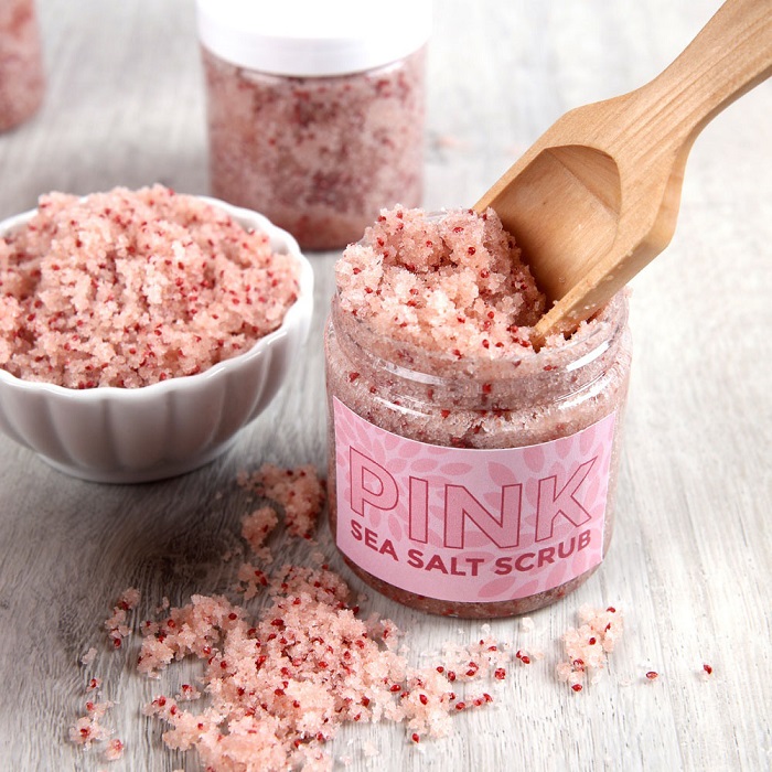 Pink Salt Scrub