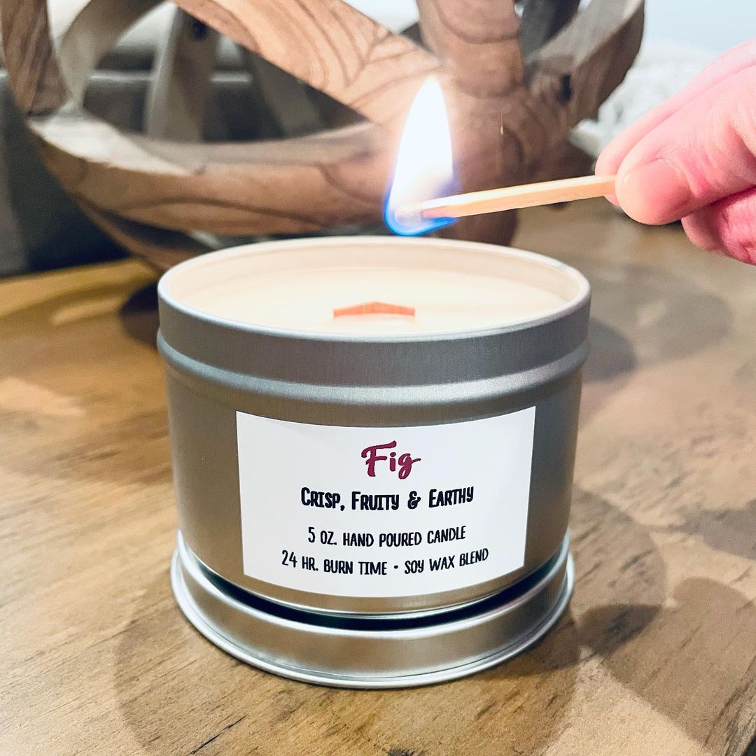 fig
candle by bittersweet soap works