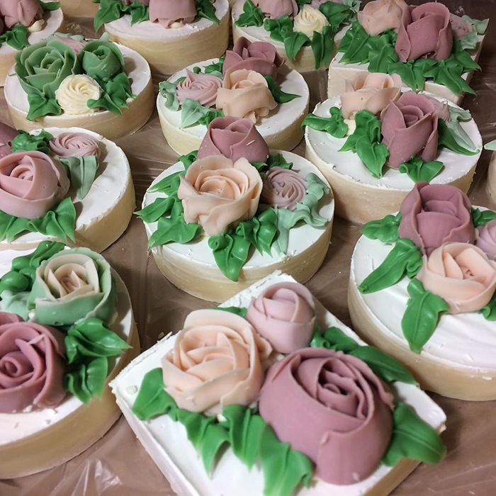 rose torte
soaps by normal soap company