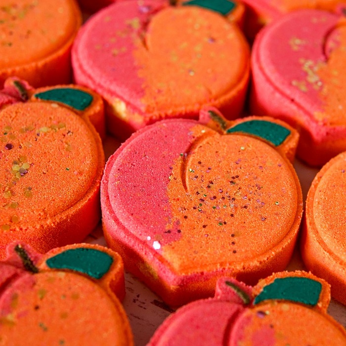 Peach Bath Bomb from Sweet Home Soaps Peach Bath Bomb from Sweet Home Soaps